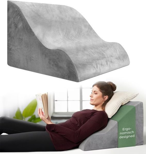 Ортопедическая подушка для чтения и отдыха с пеной Memory Foam V4518 фото