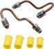 2 комплекта тормозных шлангов и задних суппортов для VW Golf MK 5 и 6 GTI Skoda Audi A3 и TT V2806 фото 1
