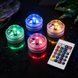 Подводные RGB LED светильники для бассейна с пультом, на батарейках, комплект 4 шт G5705 фото 1