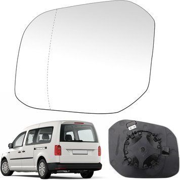 Асферичне скло бічного дзеркала для VW Caddy V3646 фото