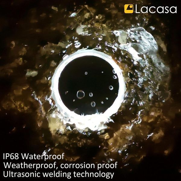 Комплект із 4 сонячних світильників для тераси Lacasa V3512 фото