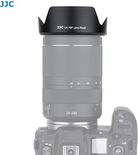 Специальная бленда объектива JJC LH-78F с байонетом Petal Tulip для Canon RF 24-240mm f/4-6.3 IS USM G3920 фото Специальная бленда объектива JJC LH-78F с байонетом Petal Tulip для Canon RF 24-240mm f/4-6.3 IS USM G3920 фото