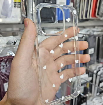 Прозорий чохол з принтом для iPhone 15 Pro V4096 фото