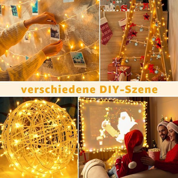 Водонепроникні гірлянди Ollny Fairy Lights Outdoor Battery 10 м G3617 фото Водонепроникні гірлянди Ollny Fairy Lights Outdoor Battery 10 м G3617 фото