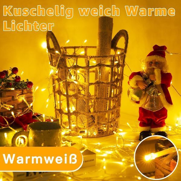 Водонепроникні гірлянди Ollny Fairy Lights Outdoor Battery 10 м G3617 фото Водонепроникні гірлянди Ollny Fairy Lights Outdoor Battery 10 м G3617 фото