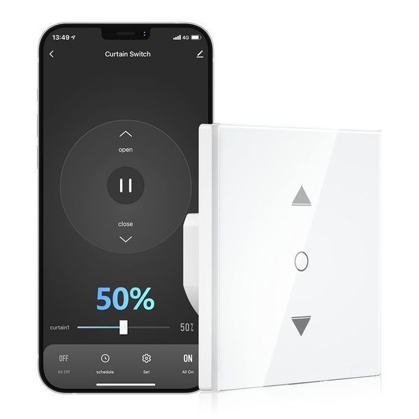Умный переключатель для рольставней Maxcio WiFi с поддержкой Alexa V3367 фото Умный переключатель для рольставней Maxcio WiFi с поддержкой Alexa V3367 фото
