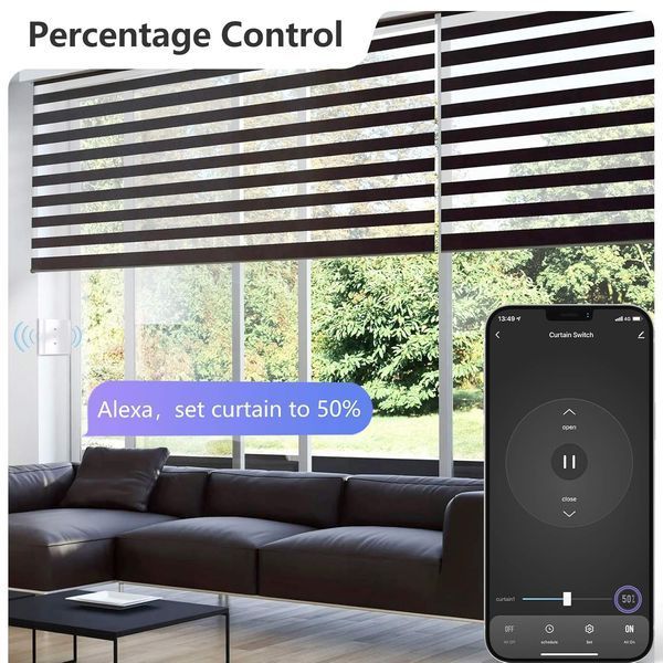 Умный переключатель для рольставней Maxcio WiFi с поддержкой Alexa V3367 фото Умный переключатель для рольставней Maxcio WiFi с поддержкой Alexa V3367 фото