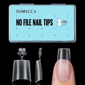 Накладні типси TOMICCA для нарощування нігтів (510шт) V3767 фото
