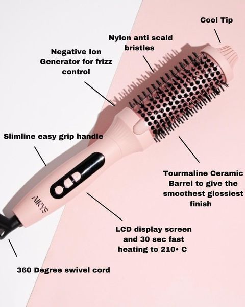 Термощітка Airys Bouncy Blowdry для об'єму та легкого укладання G4926 фото
