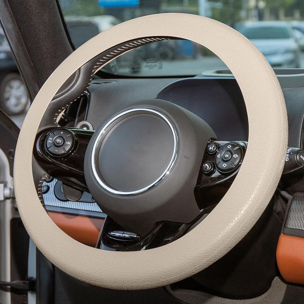 Силиконовый чехол на руль для автомобилей 35&ndash;38 см V4662 фото