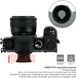 Силиконовый удлиненный наглазник Kiwifotos для беззеркальной камеры Fuji Fujifilm X-S20 XS20 X-S10 XS10 X-T200 XT200 G3915 фото 2