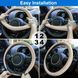 Силиконовый чехол на руль для автомобилей 35&ndash;38 см V4662 фото 6