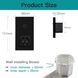 Обычная розетка с умным выключателем Alexa Google Tuya BSEED Glass Schuko V1475 фото 4
