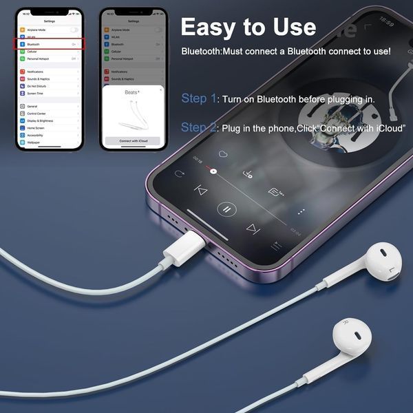 Комплект из двух проводных наушников Apple Sundix V3433 фото