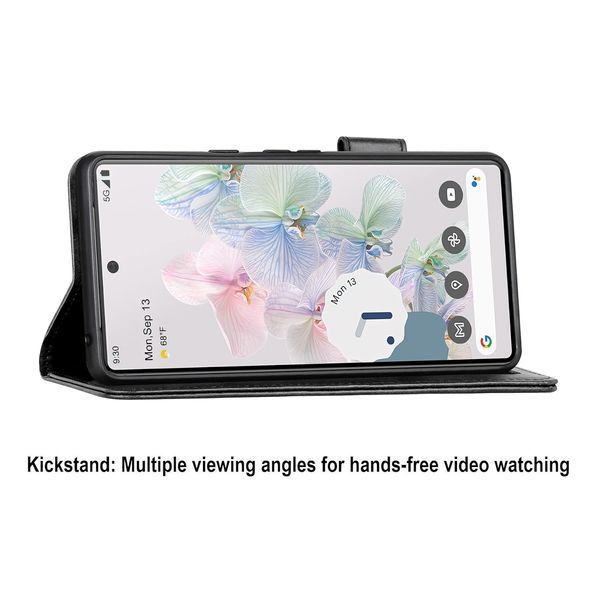 Чехол-книга Cresee для Google Pixel 7 с откидной крышкой-кошельком G4049 фото Чехол-книга Cresee для Google Pixel 7 с откидной крышкой-кошельком G4049 фото