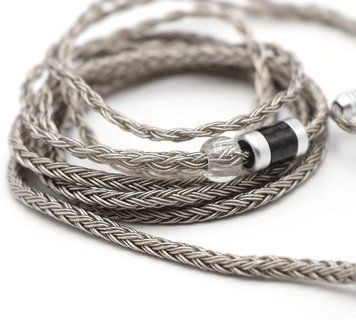 Аудіокабель LINSOUL Tripowin Zonie для навушників IEM, 2 Pin Recessed 0,8 мм &ndash; 4,4 мм, 1,25 м V4802 фото