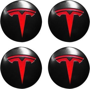 Защитные колпачки на колесные диски Tesla Model 3/Model Y 56 мм V4633 фото