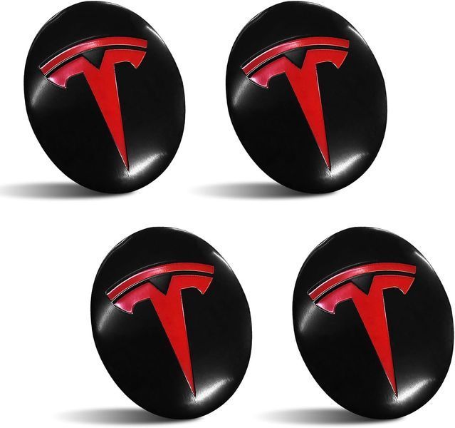 Захисні ковпачки на колісні диски Tesla Model 3/Model Y 56 мм V4633 фото