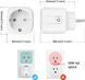 Электрическая розетка для умного дома 16A ZigBee Tuya WiFi EU V1874 фото 3