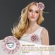 Брошь-булавка в форме пиона из сатиновой ткани Pink V4400 фото 2