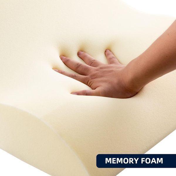 Эргономичная подушка-клин NOFFA для спины с пеной Memory Foam V4520 фото