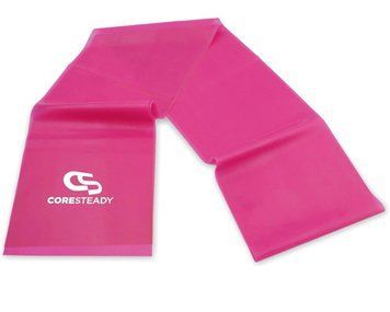 Лента-эспандер Coresteady Resistance Band 1,3м розовая V0883 фото