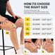 Компрессионный бандаж на колено с боковыми стабилизаторами CAMBIVO Knee Support XL (2 шт. в упаковке) G2419 фото 6