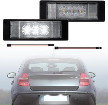 Светодиодная подсветка номерного знака для BMW E81 E87 F20 F21 E63 E64 F06 F12 F13 1 6 серии Z4 E86 E85 E89 X2 Gran Coupe G3702 фото