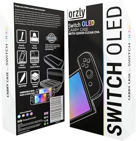 Чехол для консоли Nintendo Switch OLED с аксессуарами и отсеком для хранения игр G2510 фото