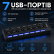 Портативний USB-хаб з LED-індикаторами для ноутбуків G5746 фото 4