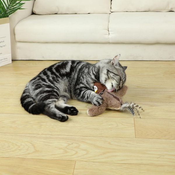 Интерактивная автоматическая игрушка для кошек Nepfaivy Cat Toy Bird Electric V3289 фото Интерактивная автоматическая игрушка для кошек Nepfaivy Cat Toy Bird Electric V3289 фото