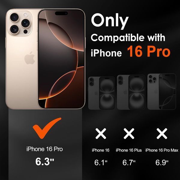 Комплект из 6 защитных пленок iPhone 16 Pro G3573 фото