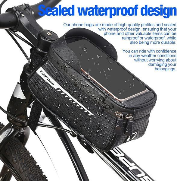 Водонепроницаемая велосумка для телефона V1690 фото