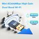 Двухдиапазонный USB-адаптер WiFi 600 Мбит/с для ПК Mini G1959 фото 7