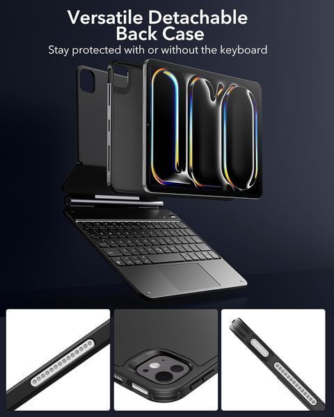Чохол ESR для iPad Air 11 дюймів із клавіатурою (чорний) G4836 фото Чохол ESR для iPad Air 11 дюймів із клавіатурою (чорний) G4836 фото