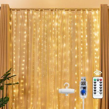Гирлянда Brightown 300 LED Fairy для занавесок V1934 фото