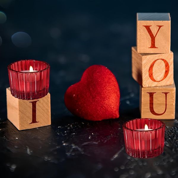 Красные подсвечники для чайных свечей Vohocandle 12шт. V2310 фото Красные подсвечники для чайных свечей Vohocandle 12шт. V2310 фото