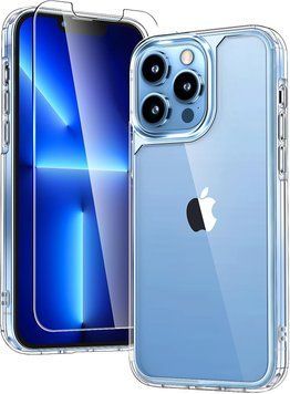 Ударостійкий прозорий чохол для iPhone 13 Pro V1621 фото