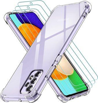 Чохол ivoler для Samsung Galaxy A52 5G / Galaxy A52 4G + 3 шт. загартованого скла V1421 фото