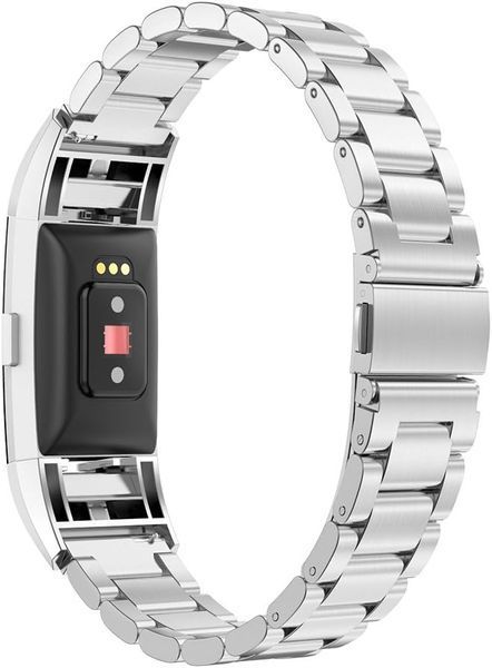 Змінний ремінець з нержавіючої сталі для фітнес-годинника Fitbit Charge 2 G3474 фото