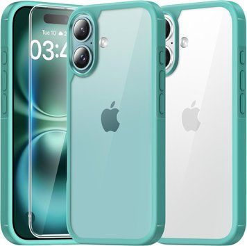 Чохол TAURI для iPhone 16 із захисним HD-склом у комплекті V1644 фото
