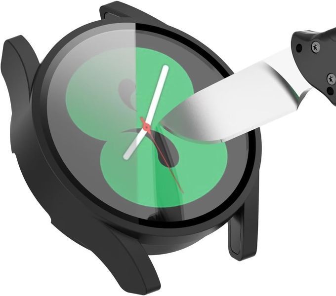 Защитный чехол с закаленным стеклом для смарт-часов Samsung Galaxy Watch FE 40 мм 2 шт V4268 фото