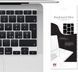 Ультратонка силіконова захисна плівка QWERTY для Apple MacBook Air 13 дюймів (чіп M1 2020-2022 рр.) G3502 фото 3