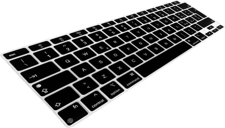 Ультратонка силіконова захисна плівка QWERTY для Apple MacBook Air 13 дюймів (чіп M1 2020-2022 рр.) G3502 фото Ультратонка силіконова захисна плівка QWERTY для Apple MacBook Air 13 дюймів (чіп M1 2020-2022 рр.) G3502 фото
